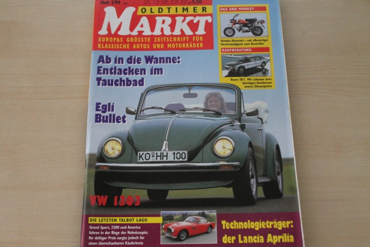 Deckblatt Oldtimer Markt (03/1994)